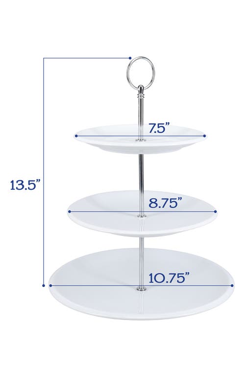 Bia Cordon Bleu 3-tier Cake Stand In White