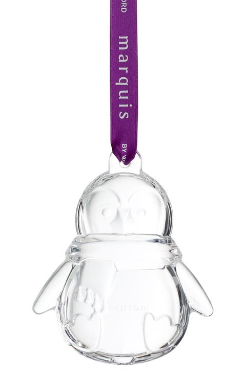 Marquis Penguin Crystal Ornament