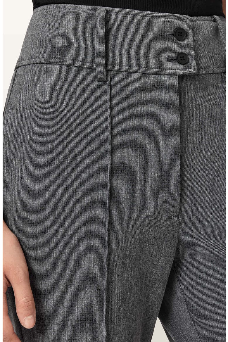 Astra Pleated Flare Leg Pants, Alternate, color, GREY