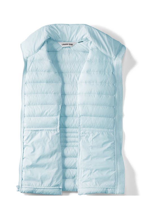 Lands' End Wanderweight Packable Ultralight Down Vest In Blue