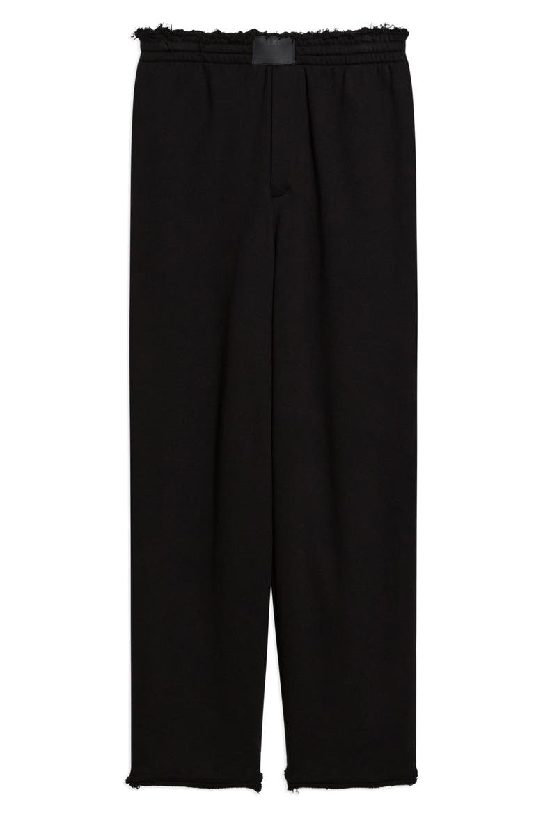 Minimal Plush Sweatpants, Alternate, color, BLACK - 001