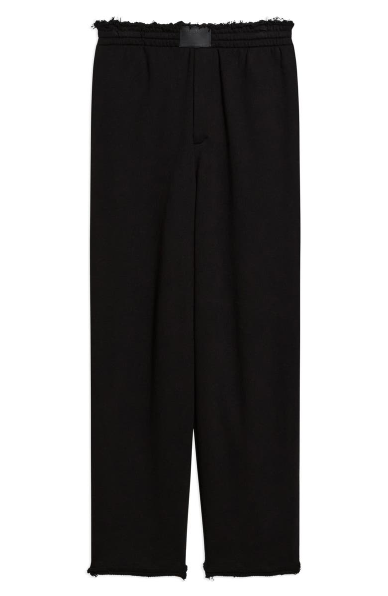 Helmut Lang Minimal Plush Sweatpants, Alternate, color, Black - 001