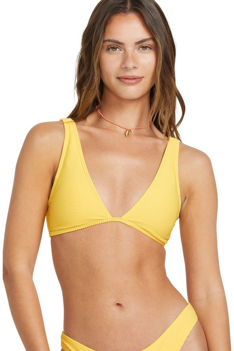 Ava Tanlines Triangle Bikini Top, Alternate, color, SUNBURST