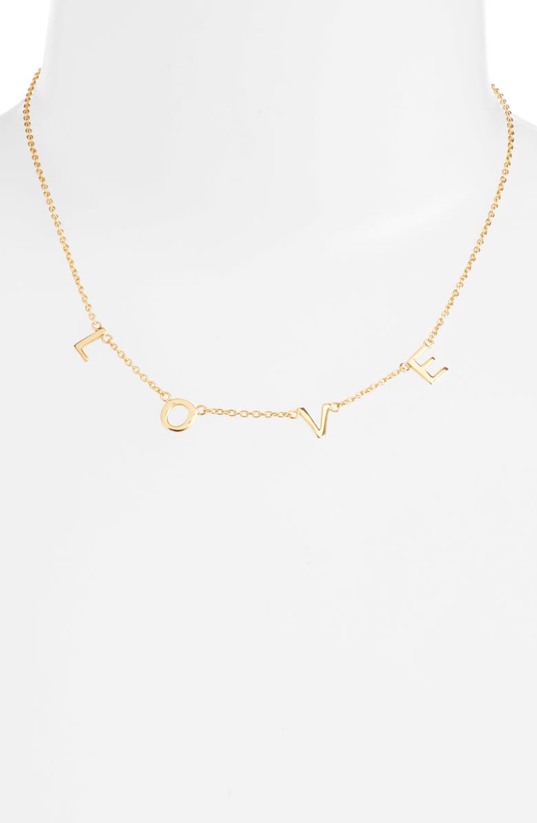 STONE AND STRAND Love Station Necklace, Alternate, color, 