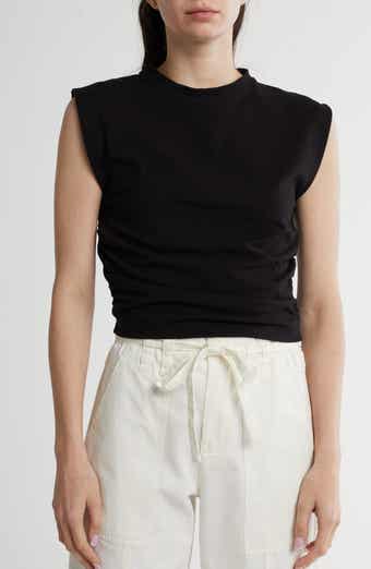 Ruched Side Muscle Tee