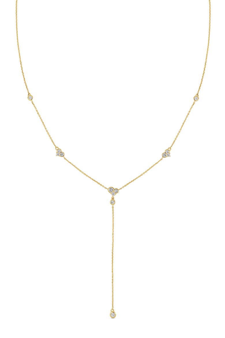 18K Gold Monaco Diamond Y-Necklace, Main, color, 18K YELLOW GOLD