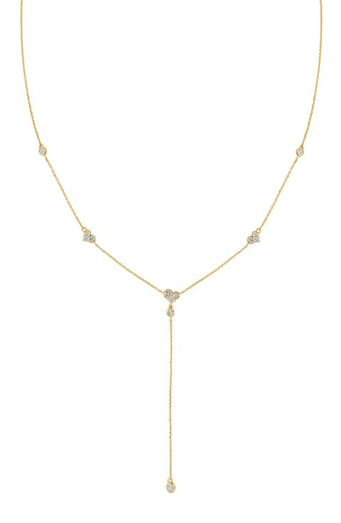 18K Gold Monaco Diamond Y-Necklace