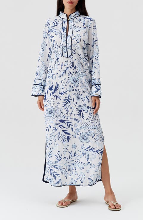 Monica Cotton Cover-Up Kaftan