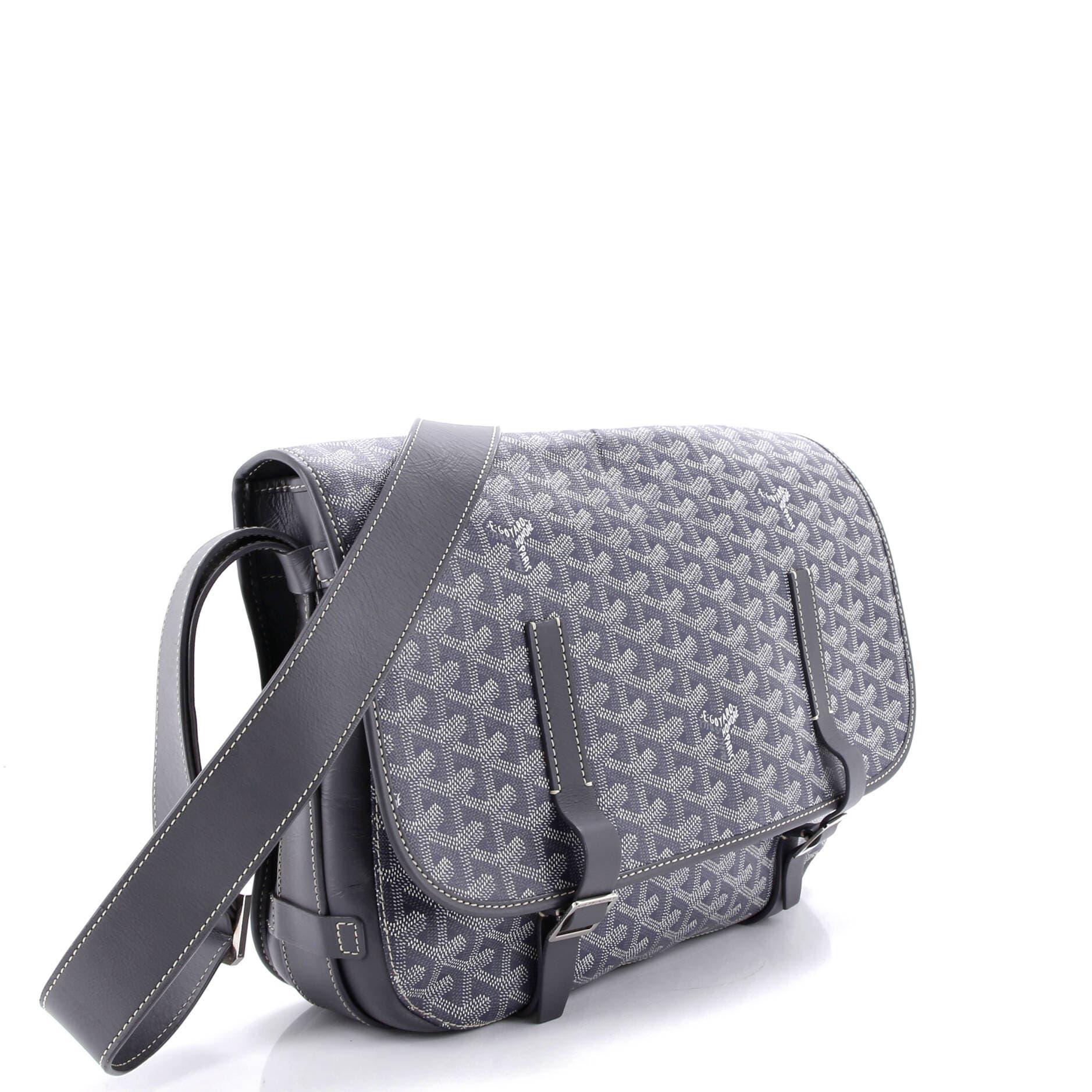 Pre-Owned Goyard Belvedere Messenger Bag Coated Canvas GM, Alternate, color, 