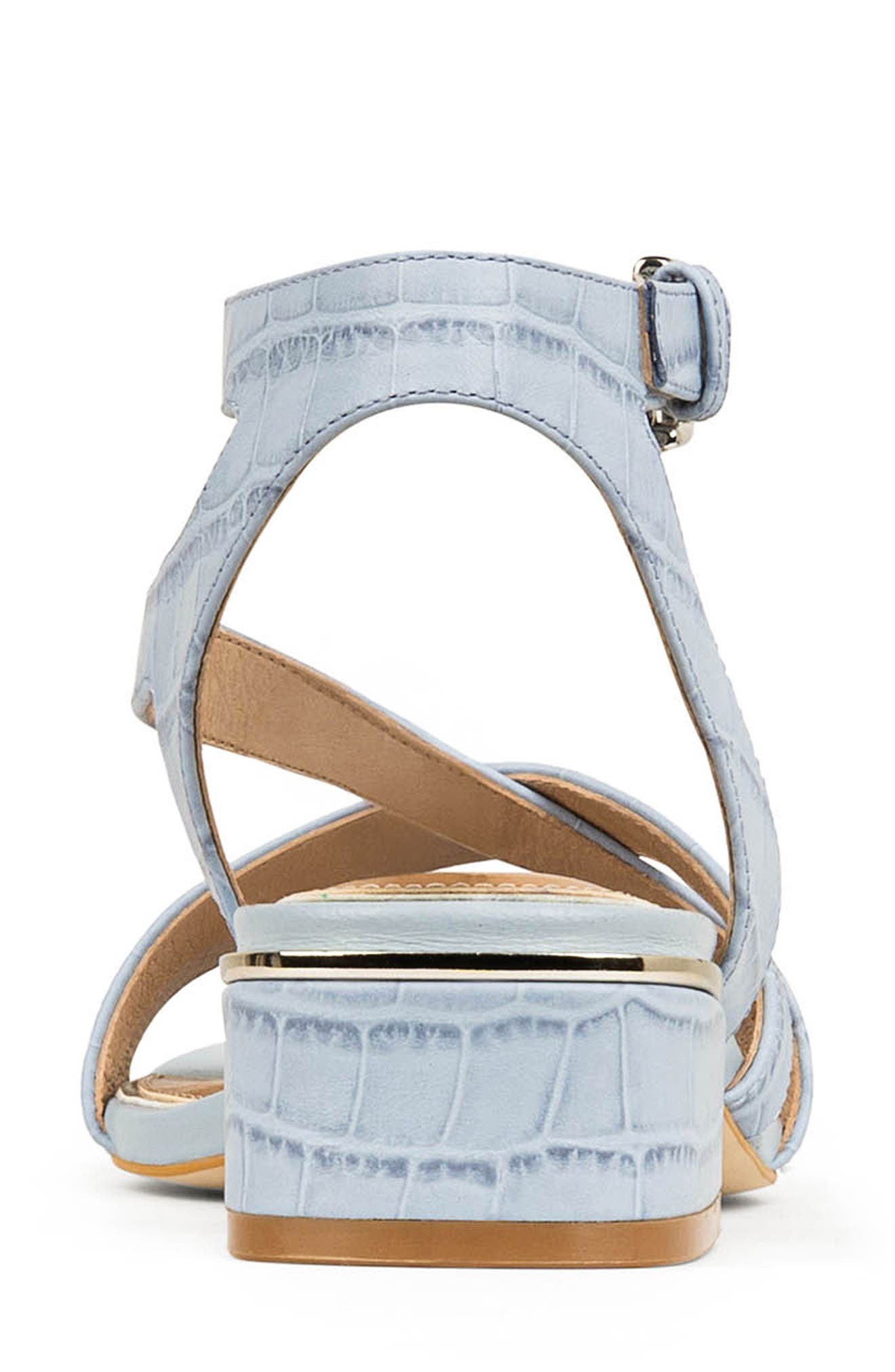 Donald Pliner Frannie Ankle Strap Sandal, Alternate, color, Light Blue