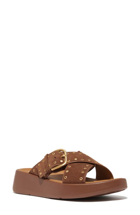 F-Mode Platform Slide Sandal (Women)