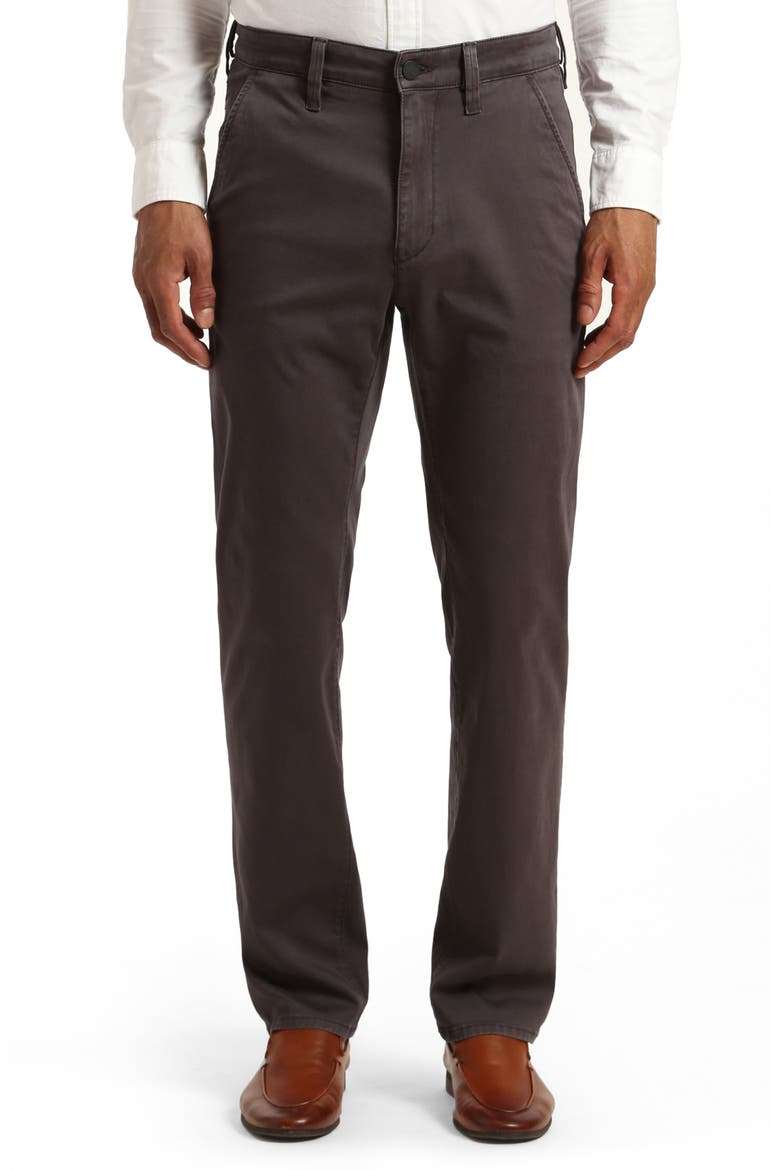 Charisma Relaxed Straight Leg Chinos, Main, color, ANTHRACITE TWILL