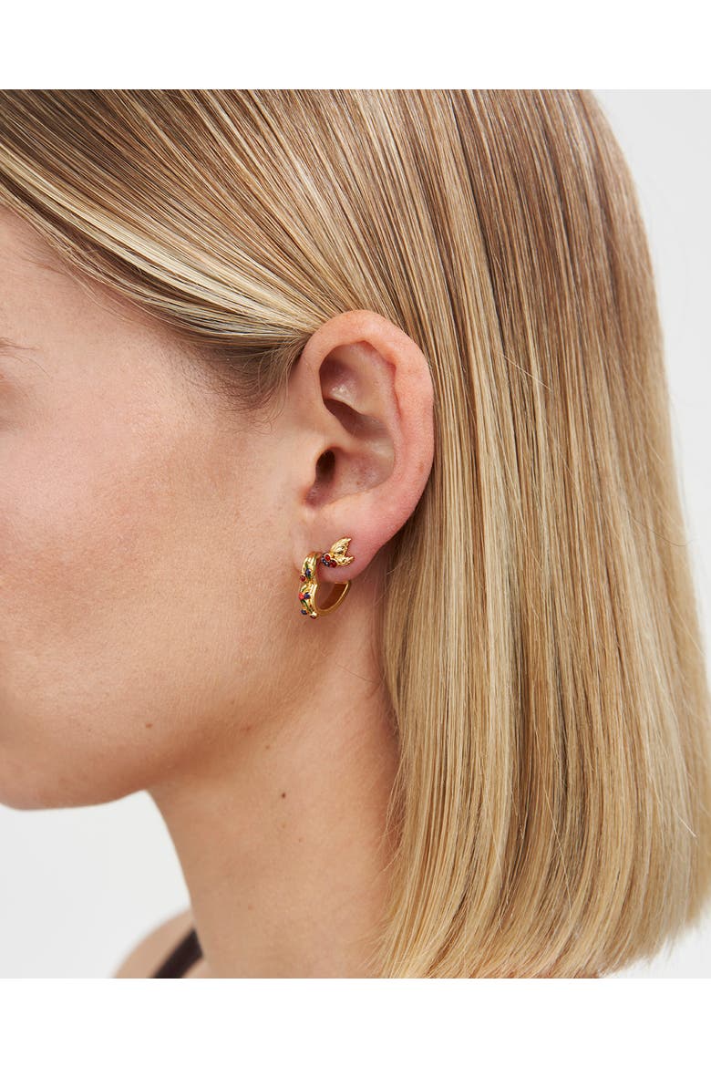 Orla Blackberry Stud Earrings, Alternate, color, Gold