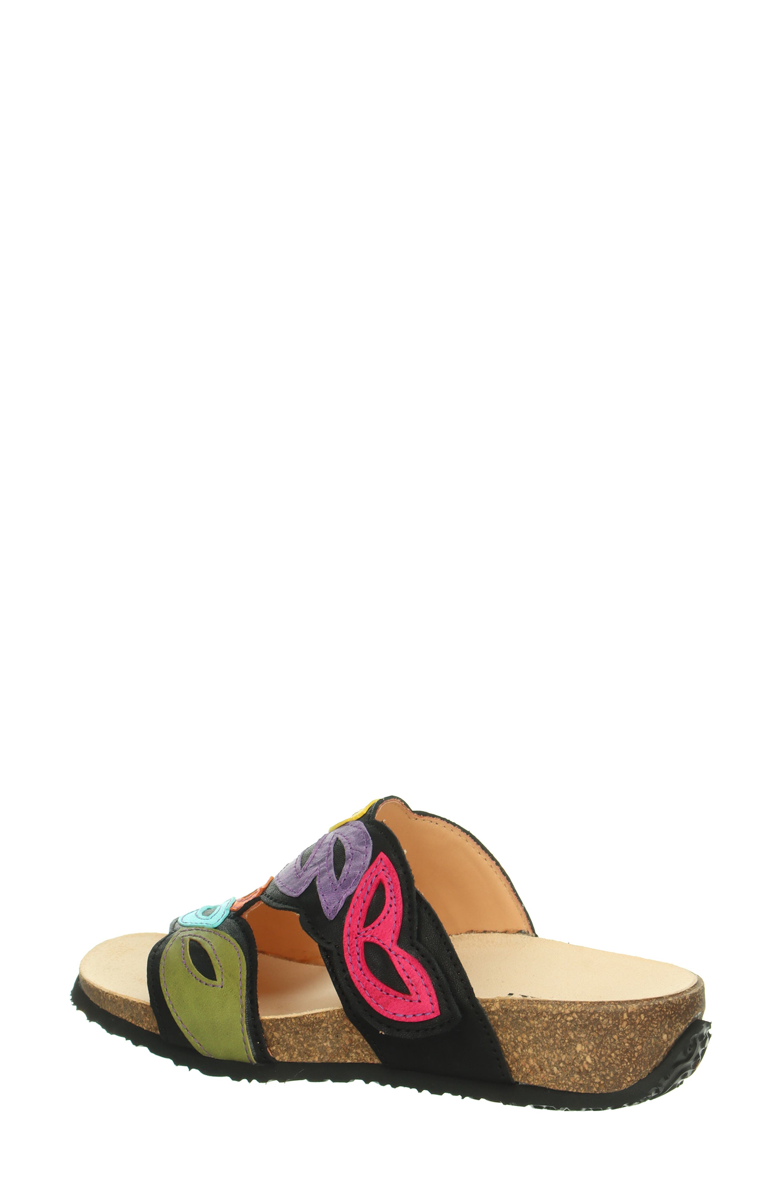 Think! Mizzi Floral Sandal, Alternate, color, Black/ Kombi