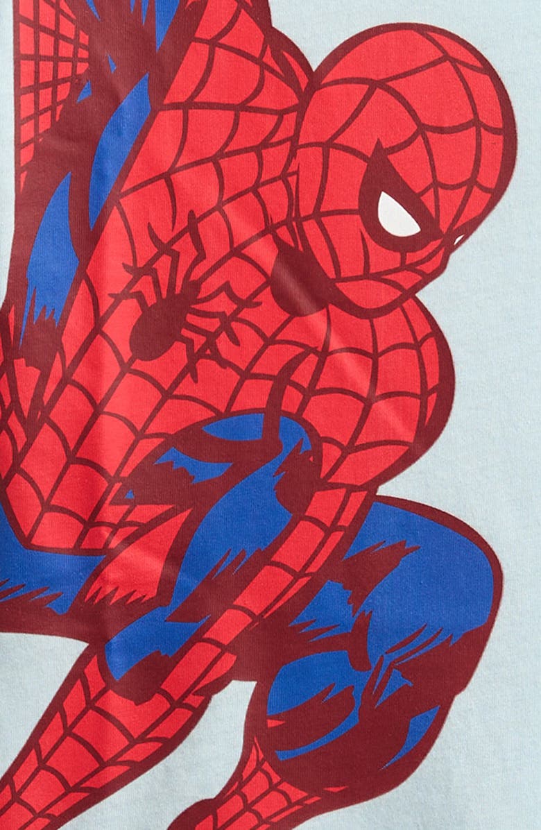 Jem Kids' Spider-Man Mesh Pocket T-Shirt & Shorts Set, Alternate, color, Blue