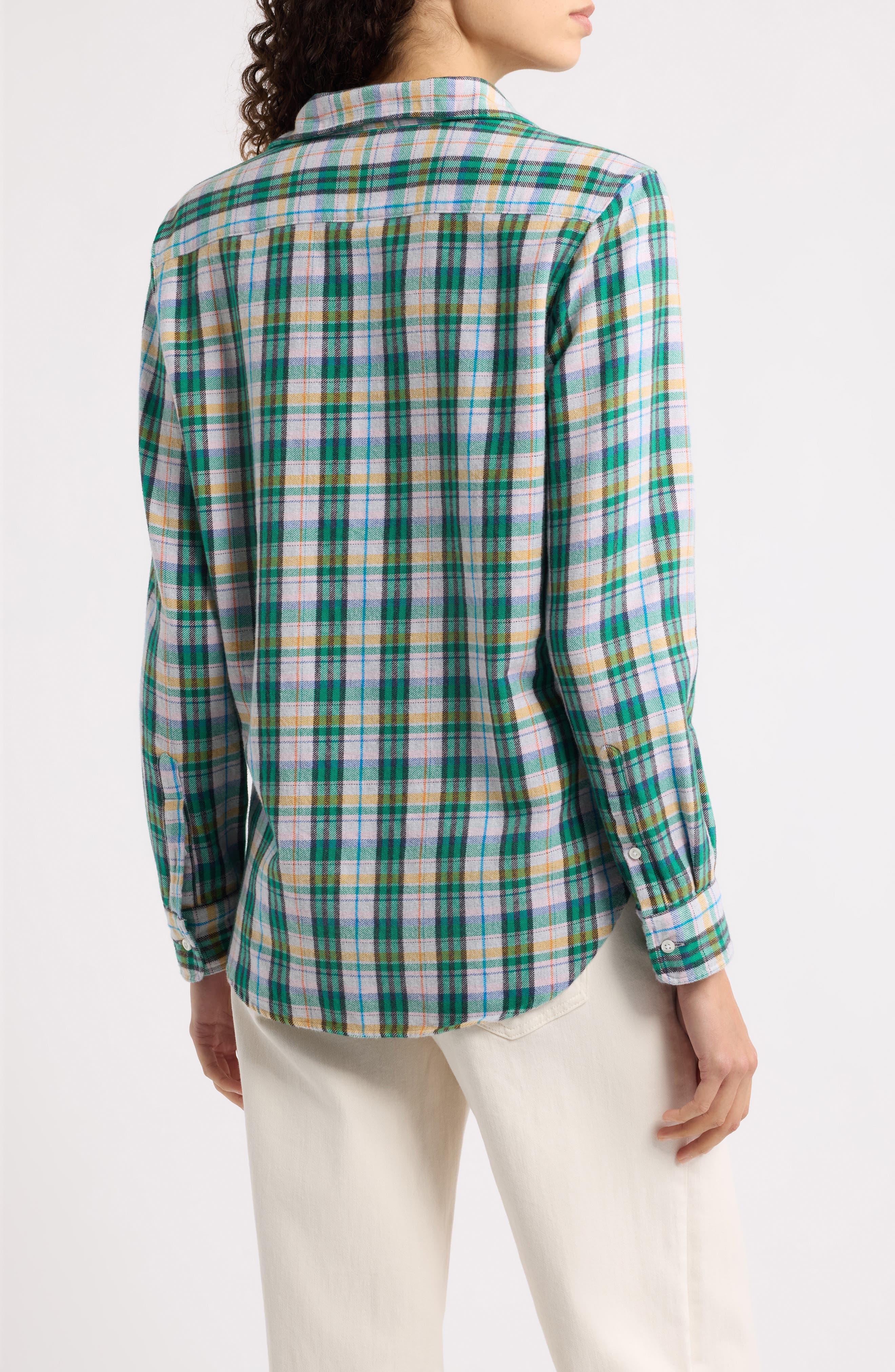 selected GREEN PINK BLUE BLACK PLAID