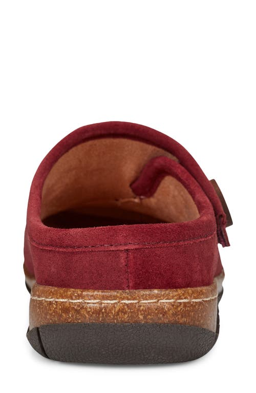 Earth Women's Ezra Button Wrap Slip-on Clogs In Red
