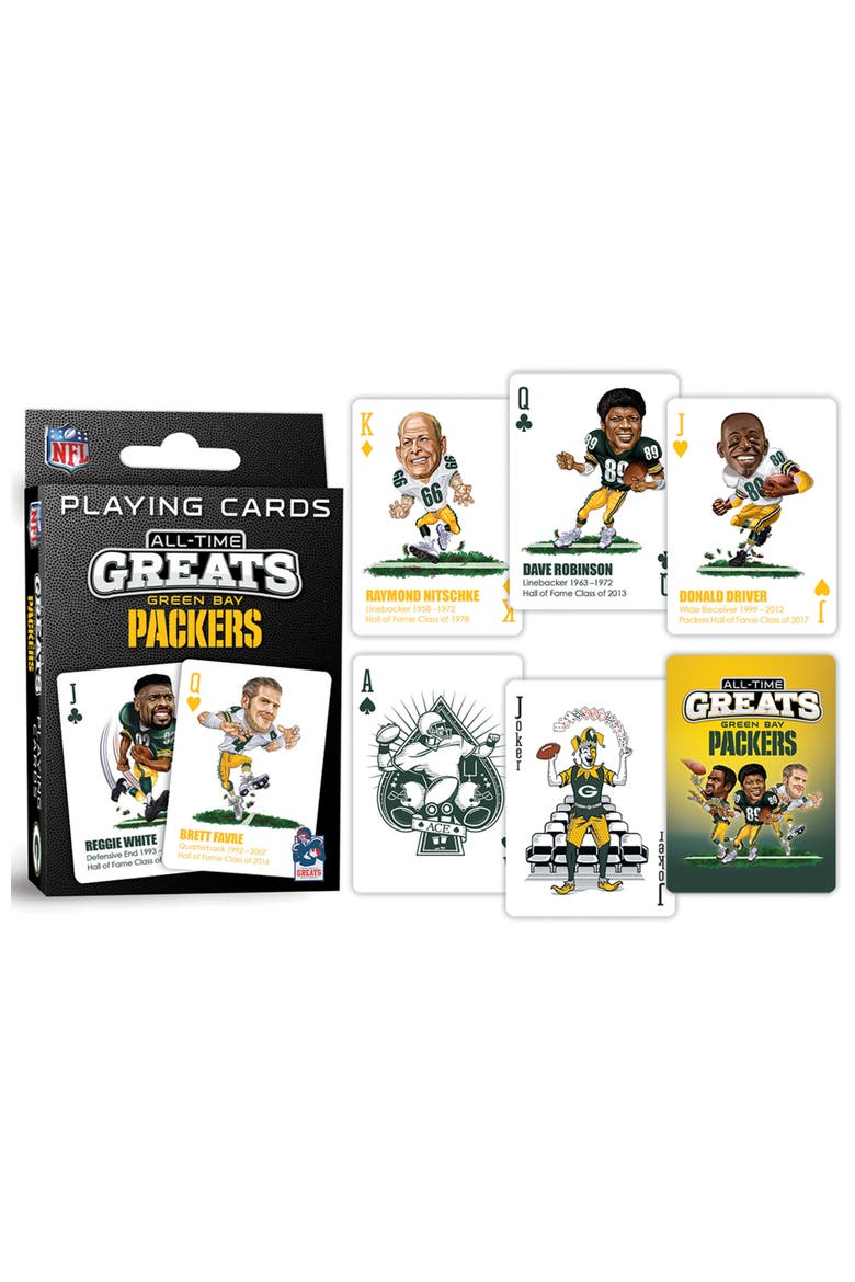 Green Bay Packers All-Time Playing Cards, Alternate, color, Multicolor