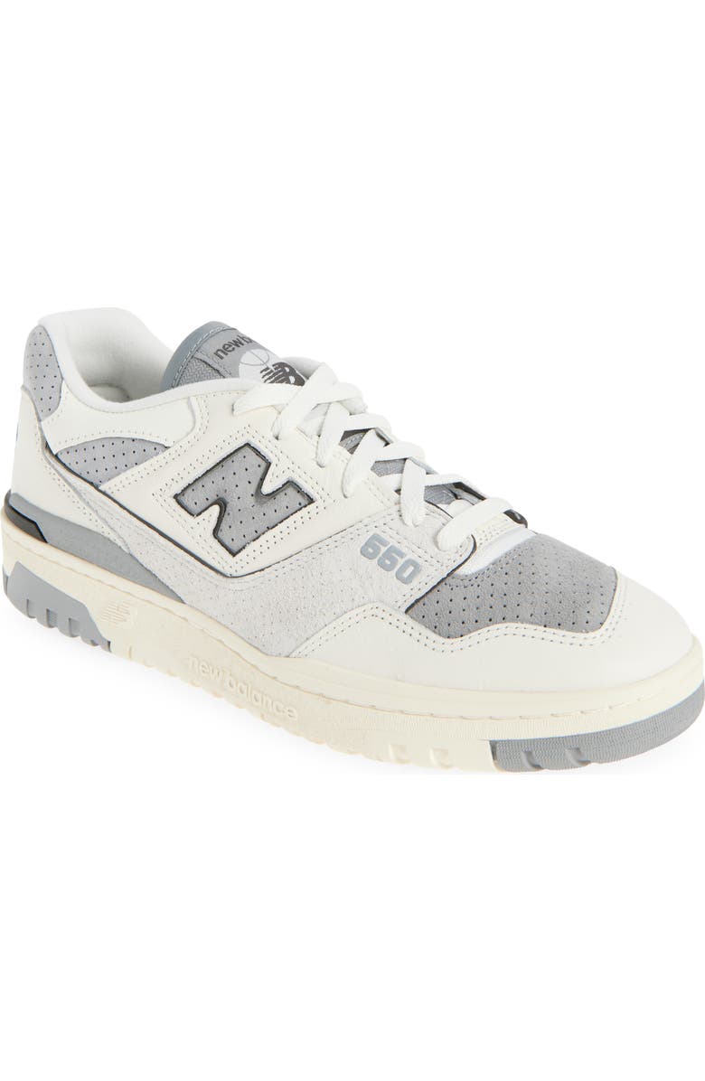 New Balance 550 Basketball Sneaker, Main, color, Sea Salt/ Slate Grey