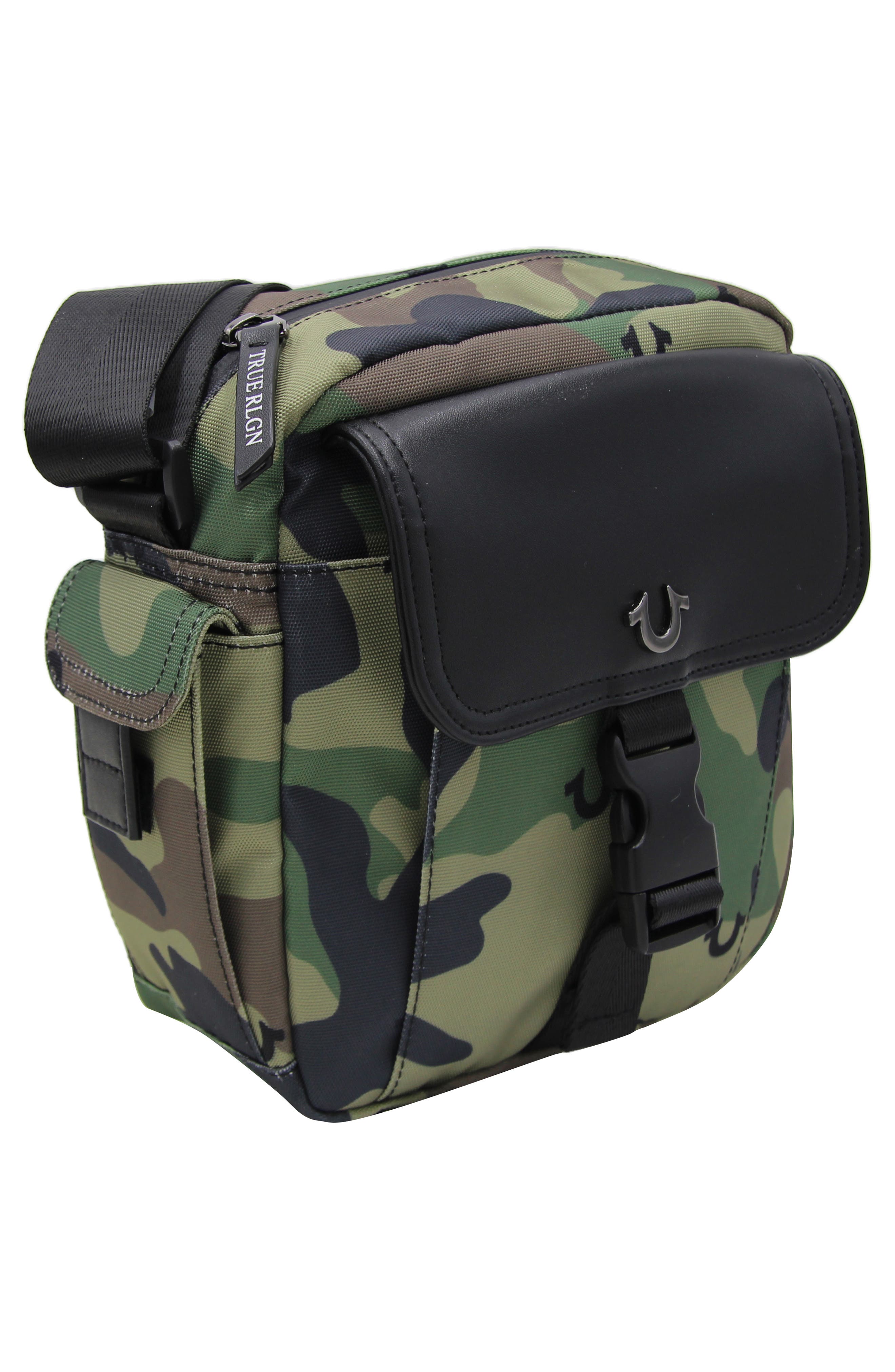 True Religion Jet Crossbody Bag, Alternate, color, Camo