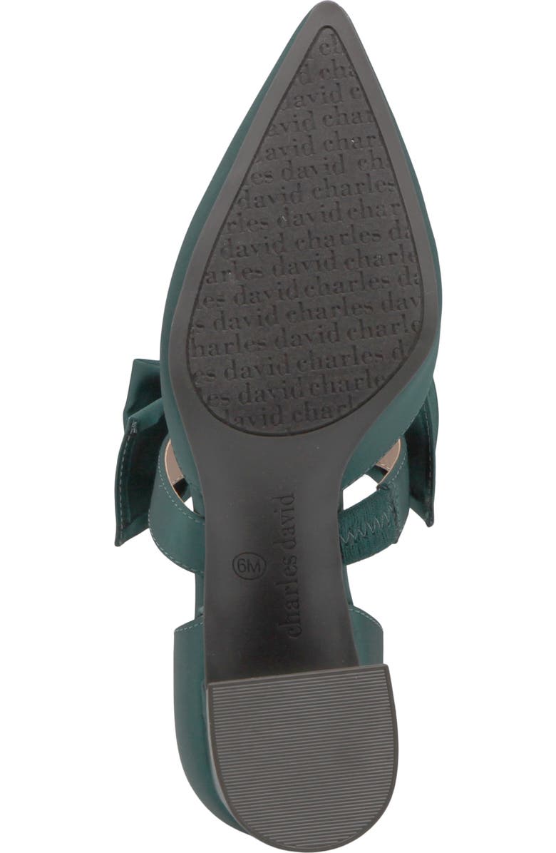 Charles David Andre Pointed Toe Pump, Alternate, color, Dark Emerald