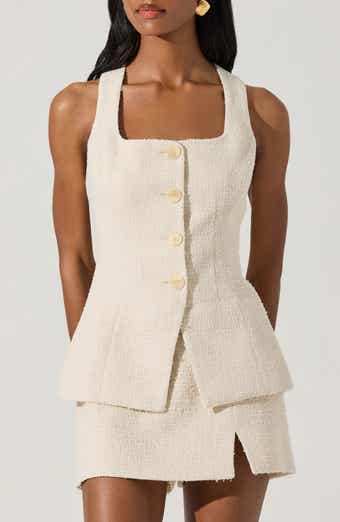 ASTR the Label Brunelle Tweed Vest
