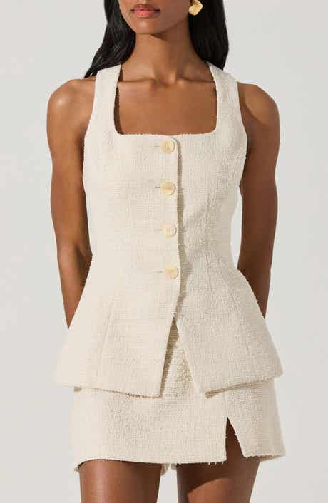 ASTR the Label Brunelle Tweed Vest