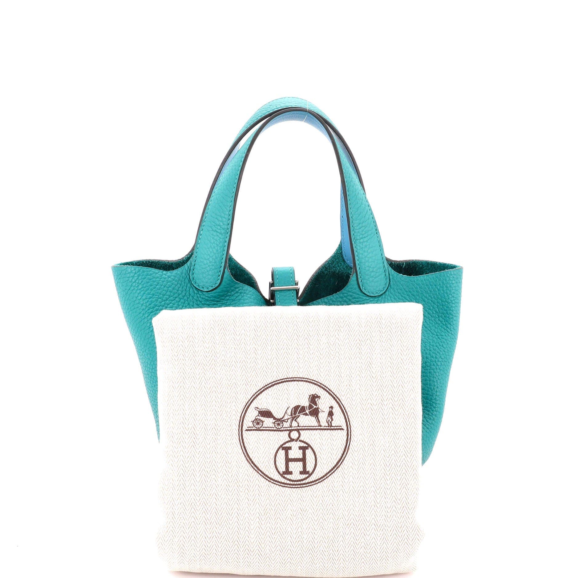 Eclat Picotin Lock Bag Clemence PM, Alternate, color, Green
