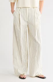 TWP Greenwich Avenue Linen Wide Leg Pants
