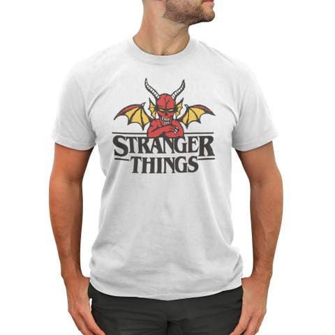 Men's Stranger Things Classic Devil Logo  Graphic T-Shirt