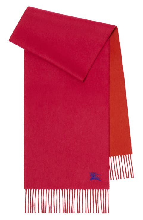 Reversible EKD Embroidered Cashmere Scarf