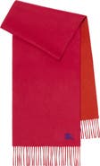 Burberry Reversible EKD Embroidered Cashmere Scarf