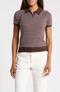 JASON WU Stripe Cashmere Polo