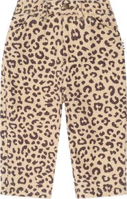 Huxbaby Leopard Print Denim Jeans