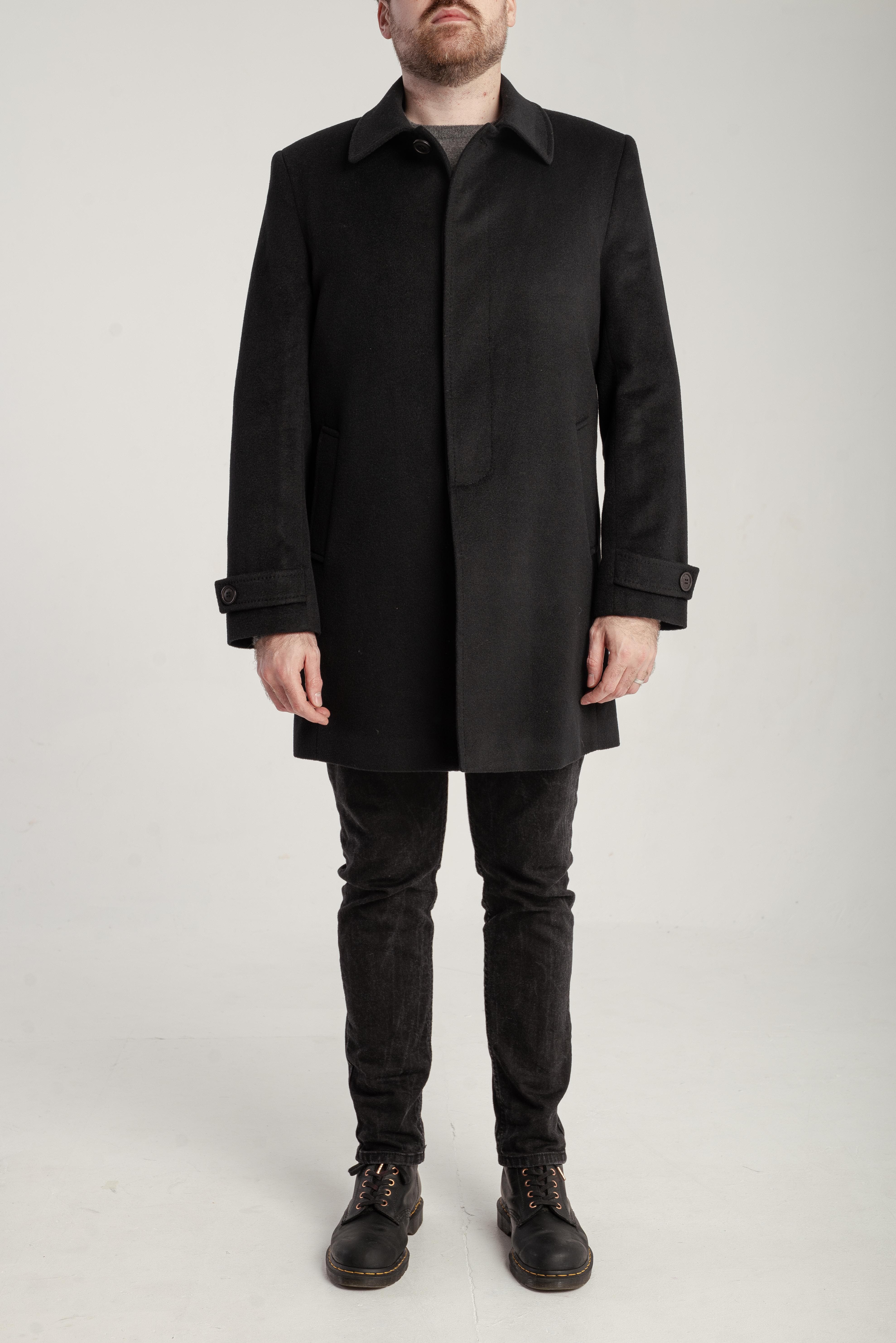 Cashmere Single Breasted Coat
