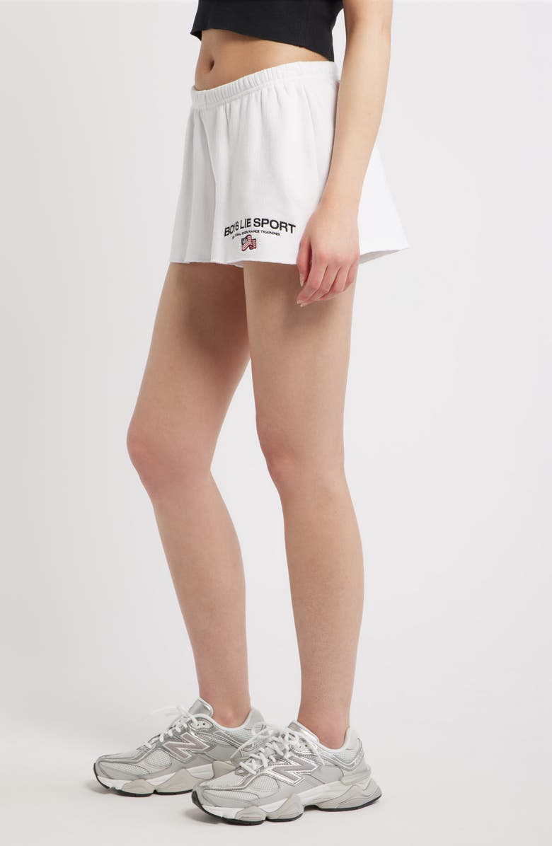 BOYS LIE Kimmy Sport Shorts, Alternate, color, White