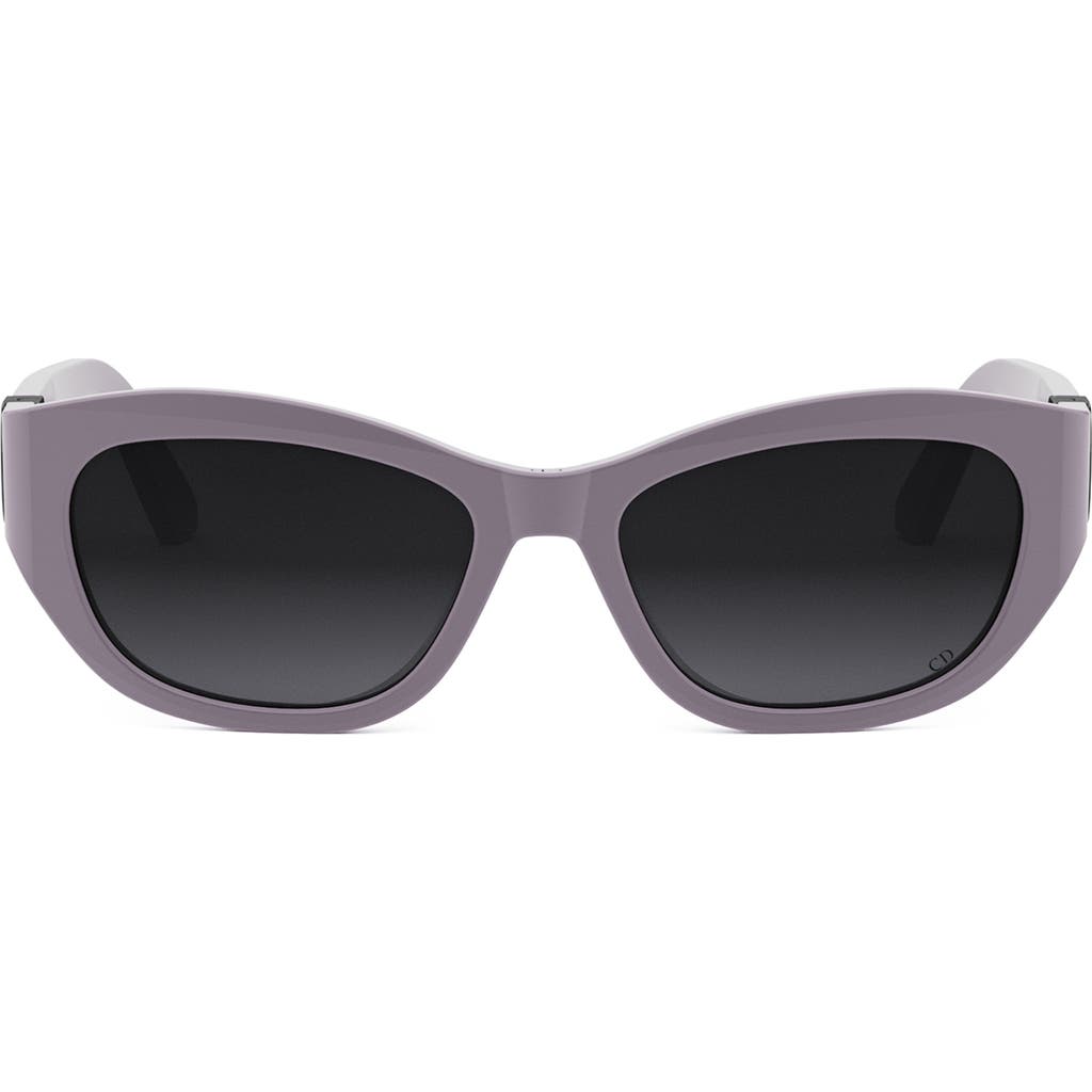 DIOR 30Montaigne B5U 54mm Oval Sunglasses in Lilac/Other /Gradient Smoke