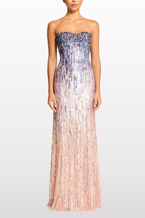 Honesty Sequin-Embellished Maxi Dress