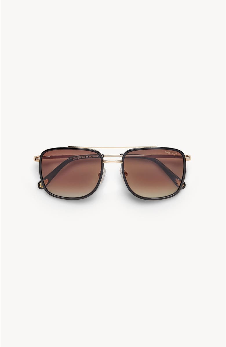 MACHETE Amelia Sunglasses, Main, color, Black