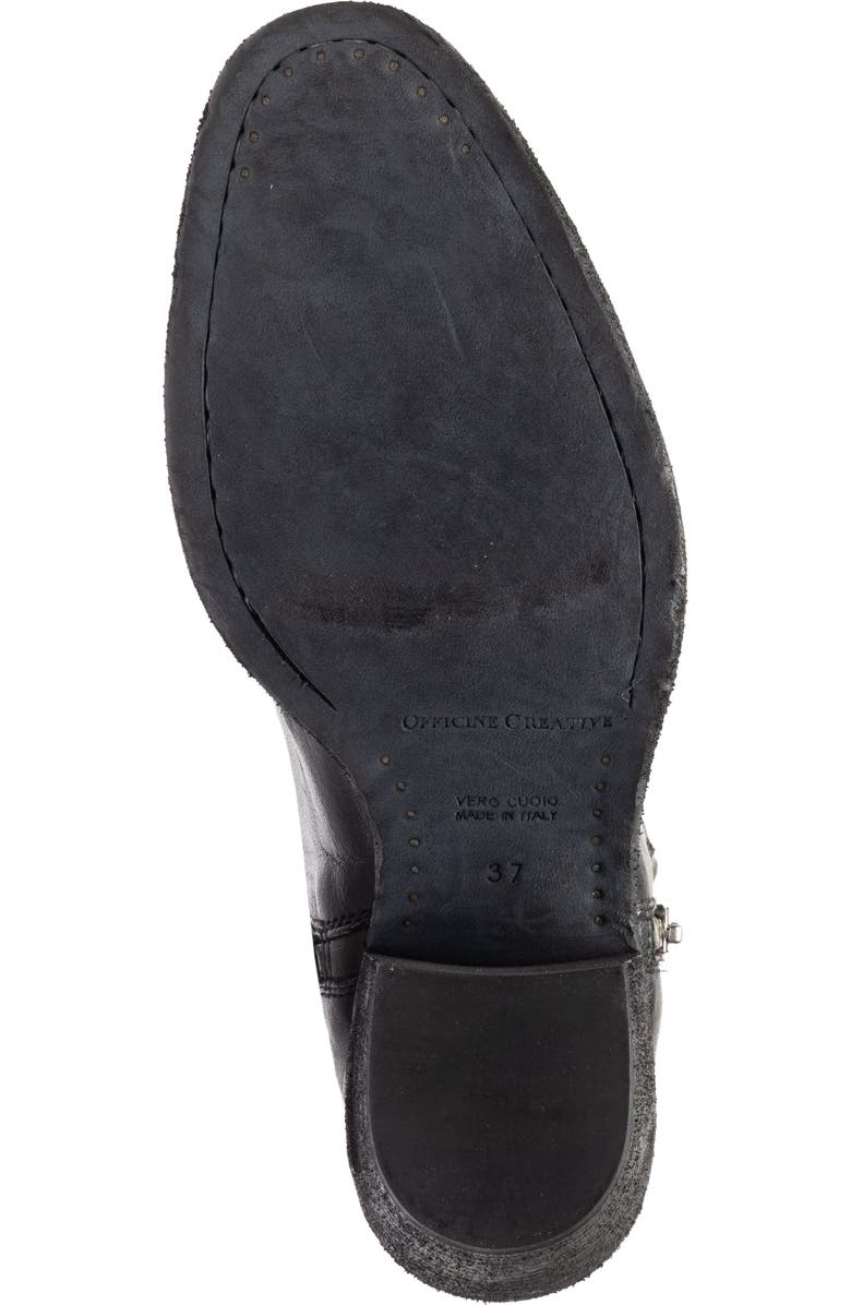 Officine Creative Sydne 015 Suede Pointed-Toe Bootie, Alternate, color, Black