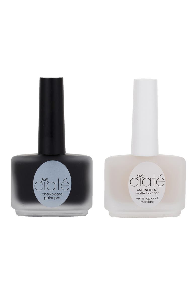 'Chalkboard' Manicure Set, Alternate, color, CHALKBOARD