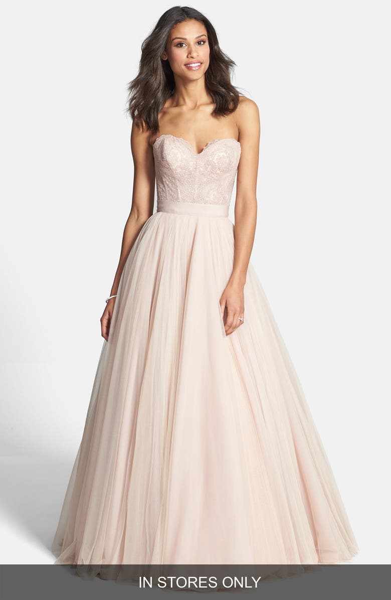 Watters Ahsan Tulle Skirt, Alternate, color, 