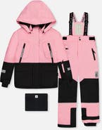 Deux par Deux Fleece Teknik Jacket & Pants Two Piece Snowsuit
