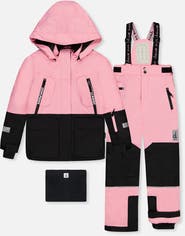 Deux par Deux Fleece Teknik Jacket & Pants Two Piece Snowsuit