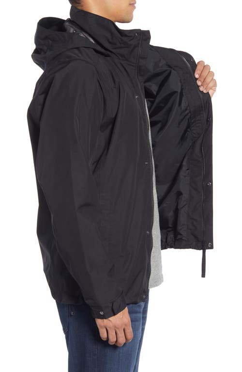 Helly Hansen Dubliner Water & Wind Proof Hooded Jacket In 990 Black