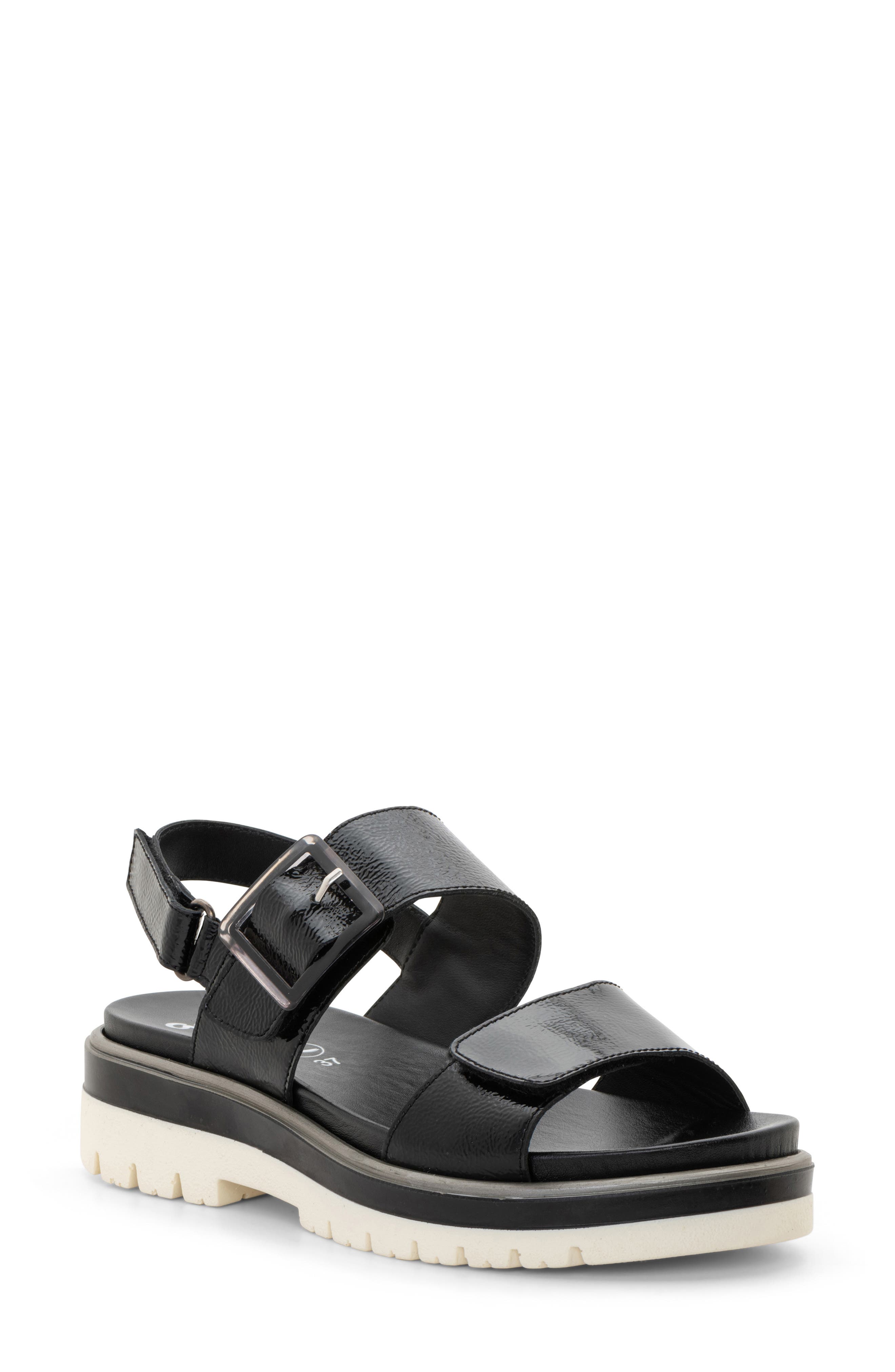 ara Marbella Slingback Platform Sandal, Main, color, Black