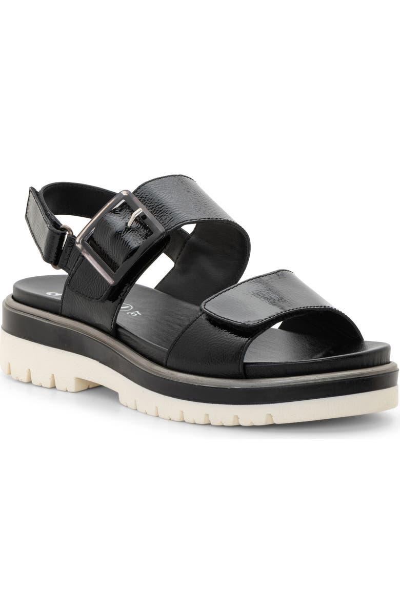 ara Marbella Slingback Platform Sandal, Main, color, Black