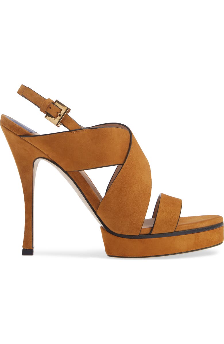 Stuart Weitzman Hester Cross Strap Sandal, Alternate, color,