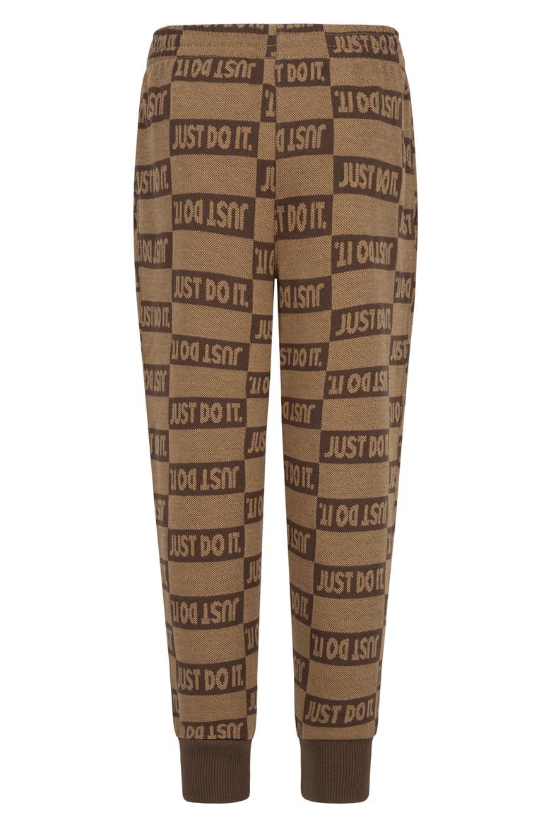 Kids' Textured Club Fleece Joggers, Alternate, color, FLAX