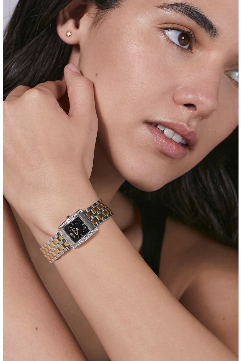 Berkley Square Quartz Bracelet Watch, 21mm, Alternate, color, BLACK